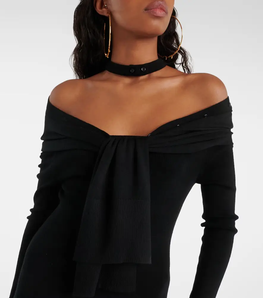 Jacquemus La robe Doble wool-blend midi dress | Thumbnail 6 Jacquemus La robe Doble wool-blend midi dress | Thumbnail 6