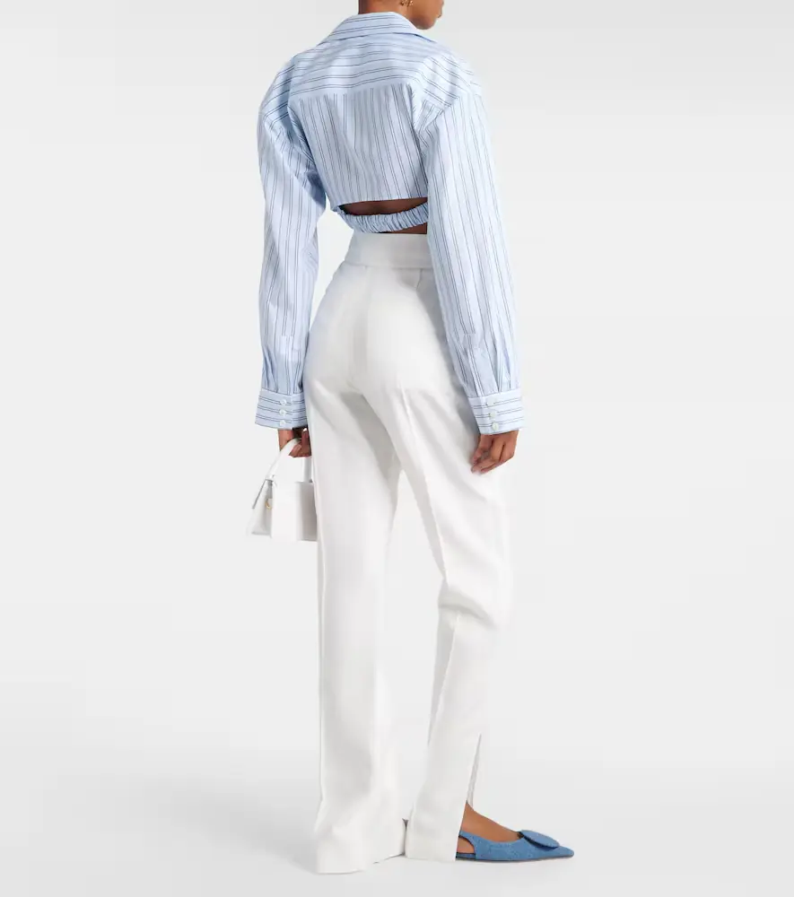 Jacquemus La Chemise Bahia Courte striped cotton top | Thumbnail 3 Jacquemus La Chemise Bahia Courte striped cotton top | Thumbnail 3