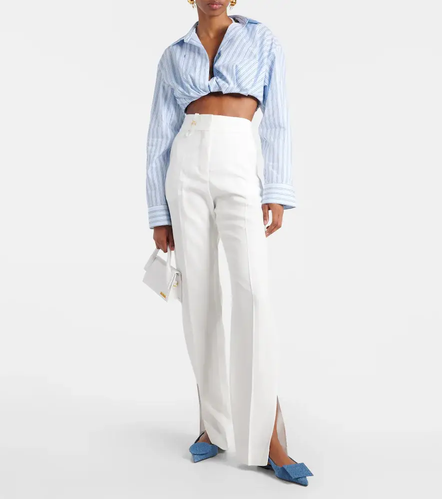 Jacquemus La Chemise Bahia Courte striped cotton top | Thumbnail 4 Jacquemus La Chemise Bahia Courte striped cotton top | Thumbnail 4