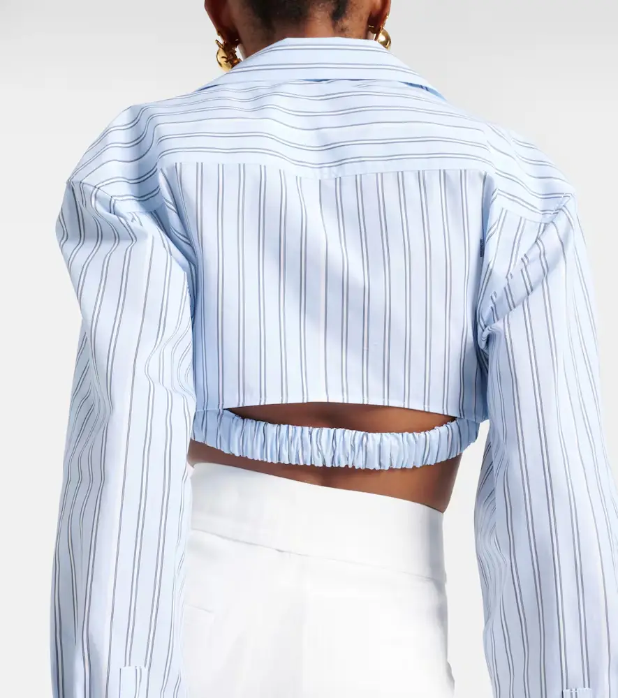Jacquemus La Chemise Bahia Courte striped cotton top | Thumbnail 5 Jacquemus La Chemise Bahia Courte striped cotton top | Thumbnail 5