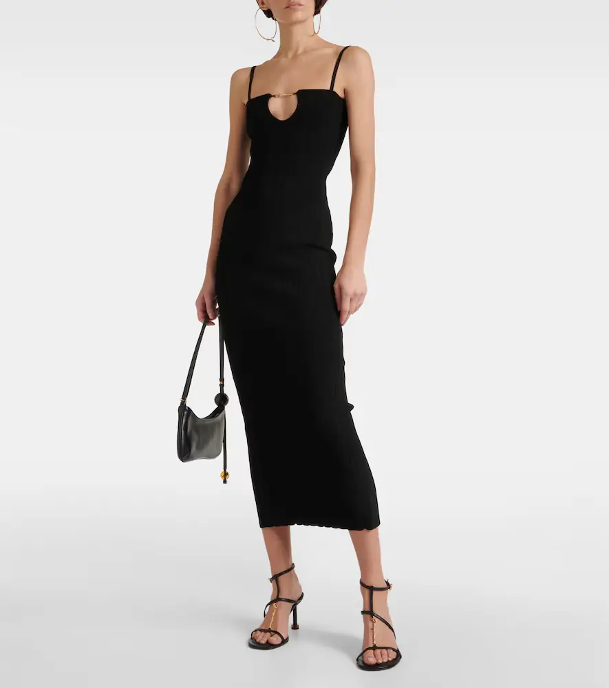 Jacquemus La Robe Sierra Bretelles midi dress | Thumbnail 3