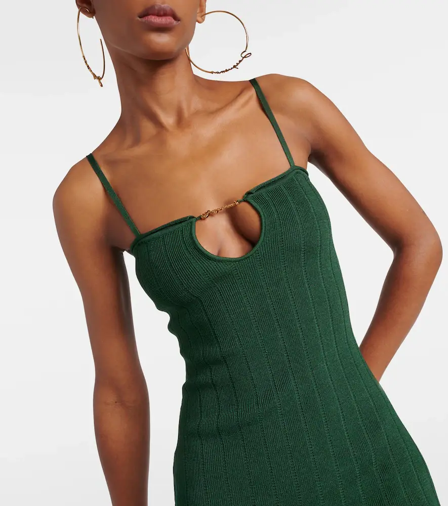 Jacquemus La Robe Sierra Bretelles midi dress | Thumbnail 3 Jacquemus La Robe Sierra Bretelles midi dress | Thumbnail 3
