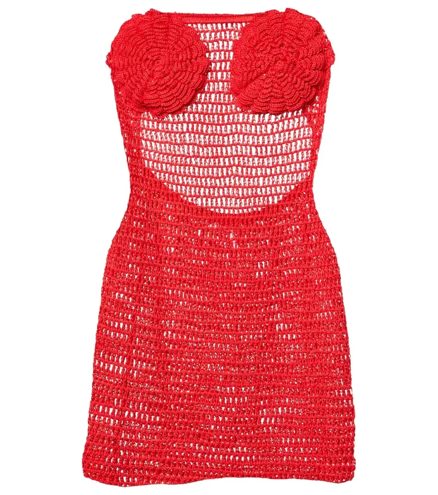 Anna Kosturova Camellia cotton crochet bustier dress | Image 1 Anna Kosturova Camellia cotton crochet bustier dress | Image 1