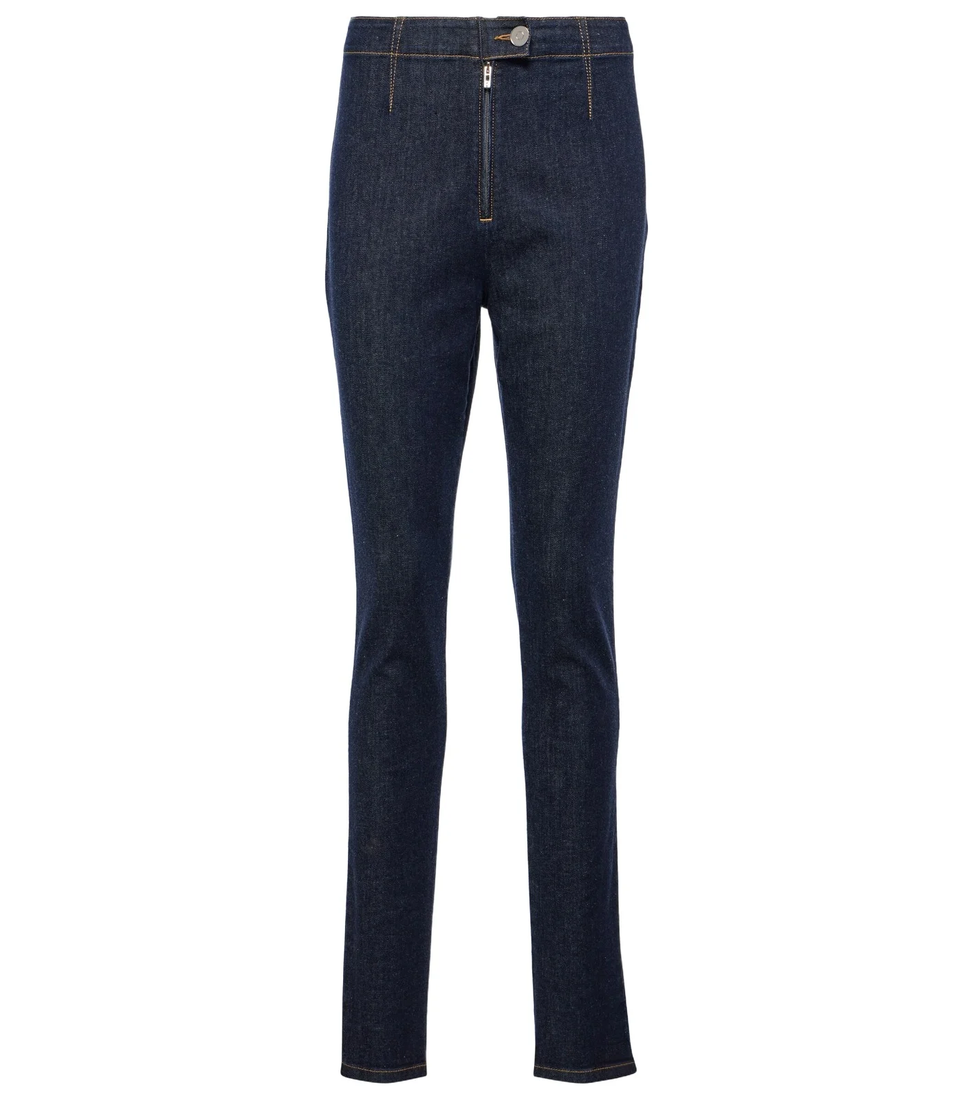 High-rise skinny jeans
