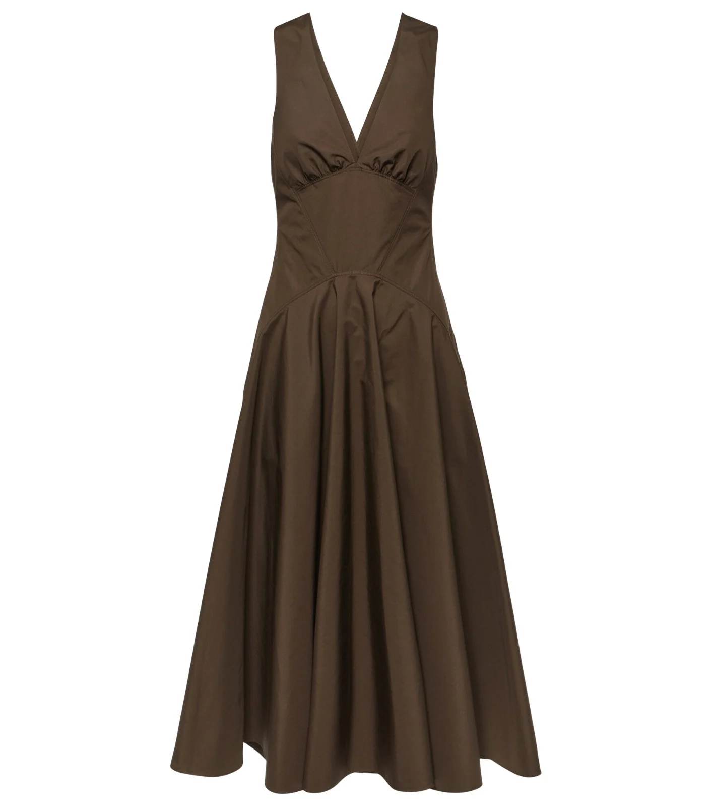ALAÏA Cotton poplin midi dress