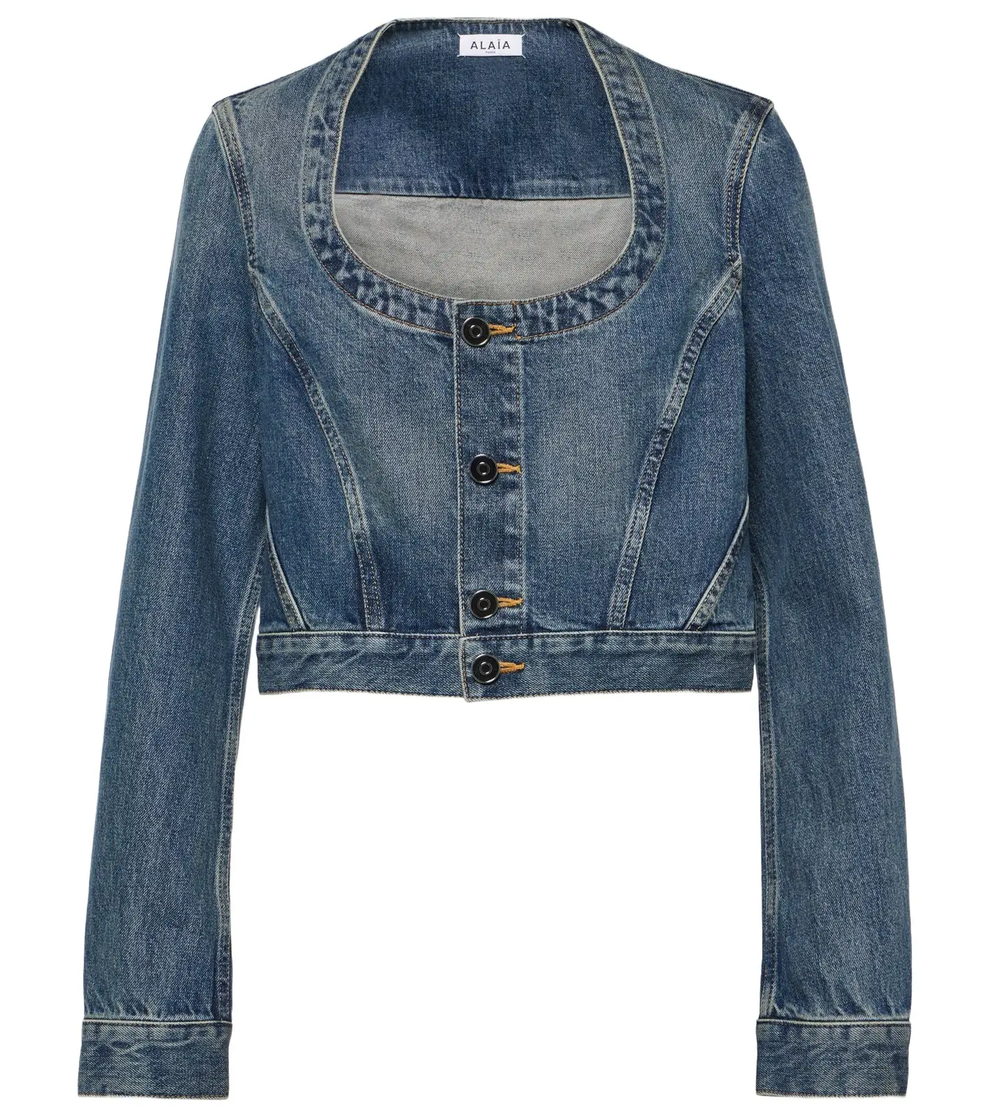 ALAÏA Cropped denim jacket ALAÏA Cropped denim jacket