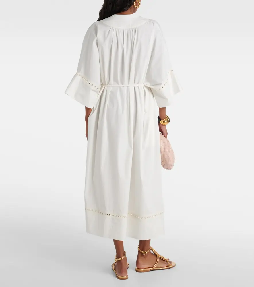 Yves Salomon Belted cotton-blend maxi dress | Thumbnail 4