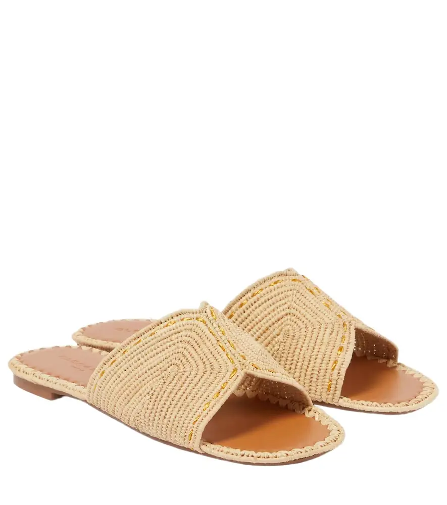 CLERGERIE Ineni raffia slides | Image 1 CLERGERIE Ineni raffia slides | Image 1