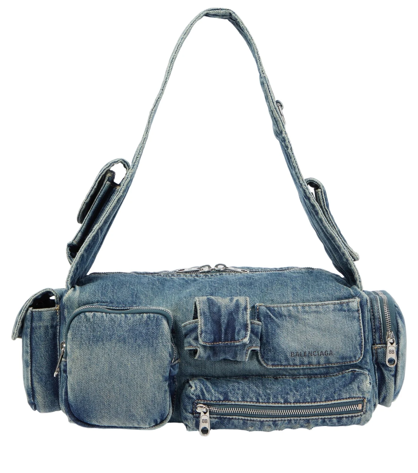 Superbusy Small denim shoulder bag