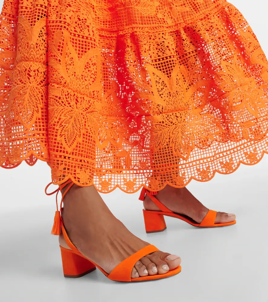 Aquazzura Alu tasseled suede sandals | Thumbnail 6