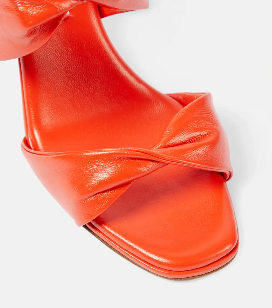 Aquazzura Twist leather wedge sandals | Thumbnail 2