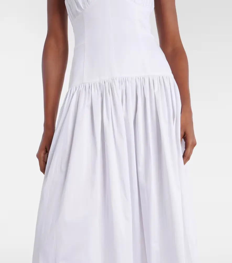 Tove Lauryn strapless cotton-blend midi dress | Thumbnail 5