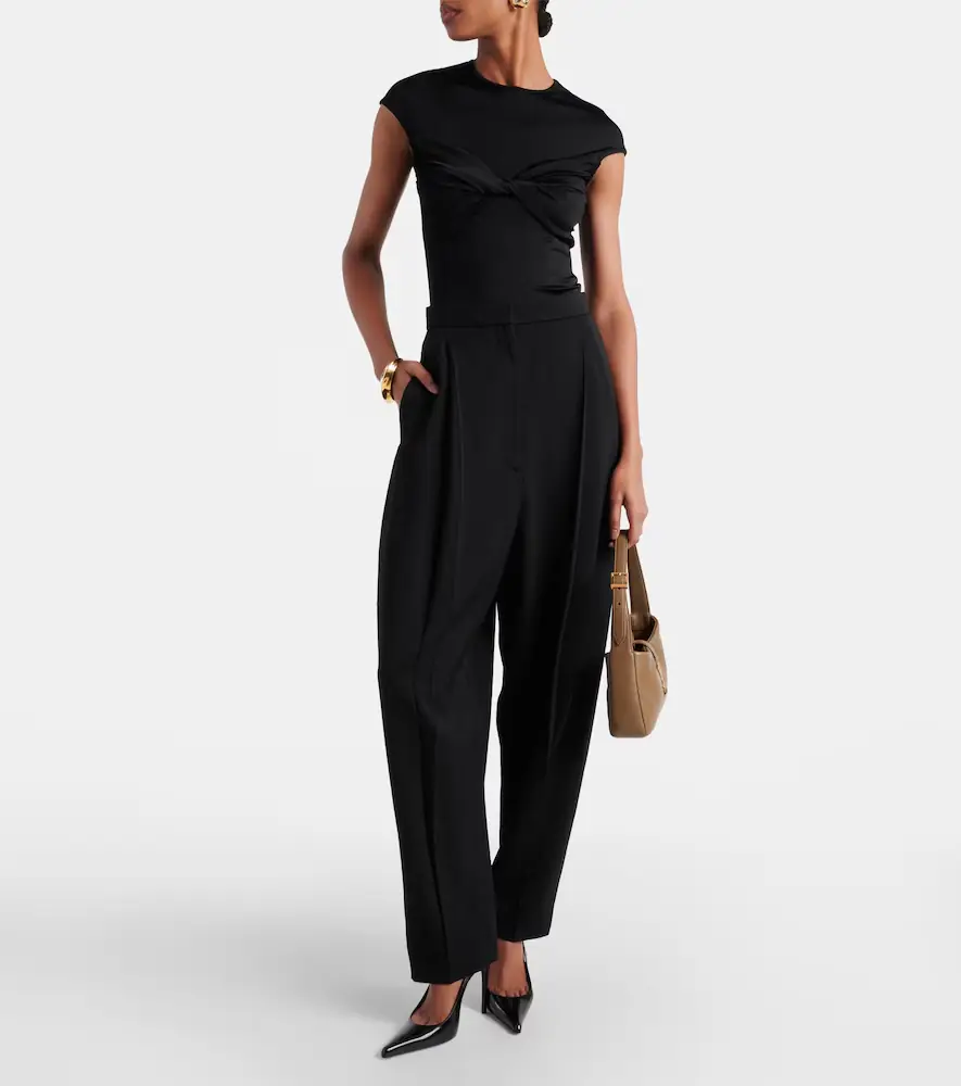 Tove Paola twist-detail jersey top | Thumbnail 2