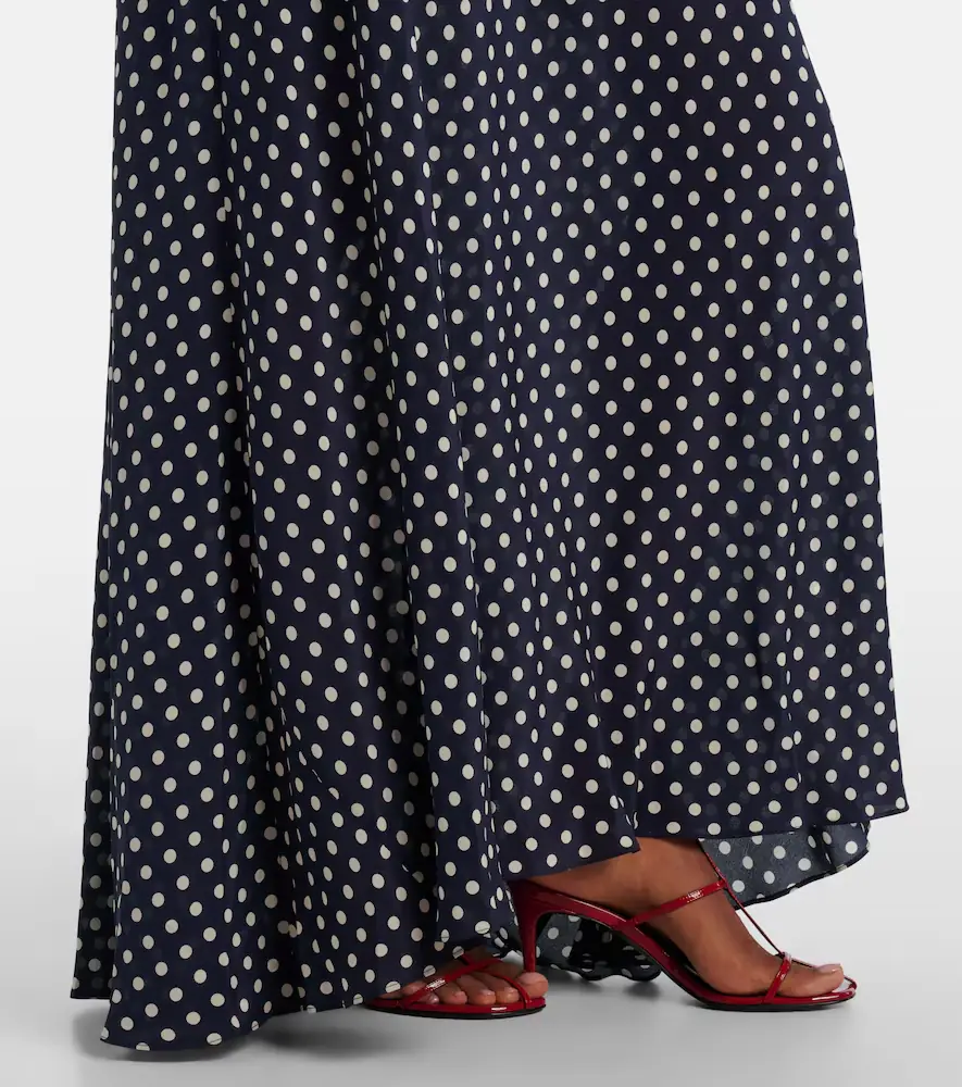 Rixo Emory polka-dot silk maxi dress | Thumbnail 4 Rixo Emory polka-dot silk maxi dress | Thumbnail 4