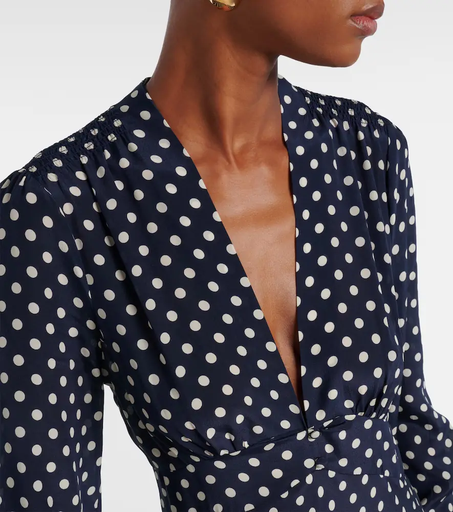 Rixo Emory polka-dot silk maxi dress | Thumbnail 6 Rixo Emory polka-dot silk maxi dress | Thumbnail 6