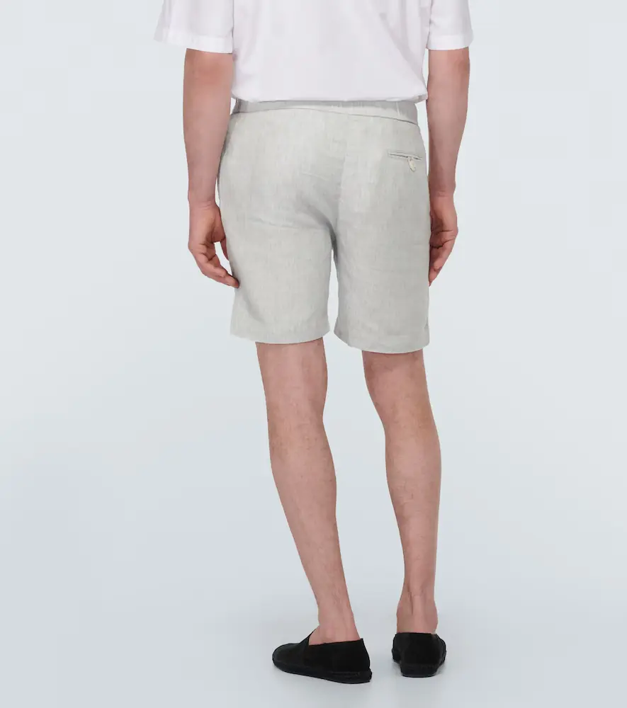 Frescobol Carioca Felipe linen and cotton shorts | Thumbnail 4 Frescobol Carioca Felipe linen and cotton shorts | Thumbnail 4