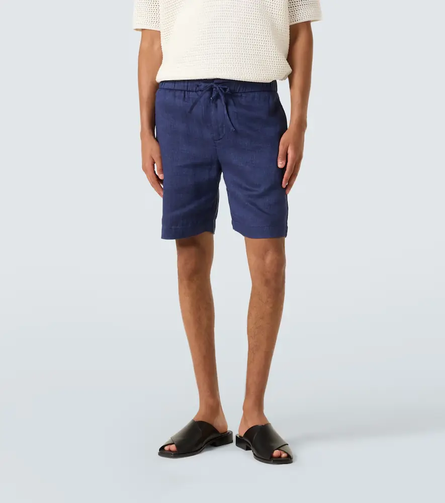 Frescobol Carioca Felipe linen and cotton shorts | Thumbnail 3 Frescobol Carioca Felipe linen and cotton shorts | Thumbnail 3