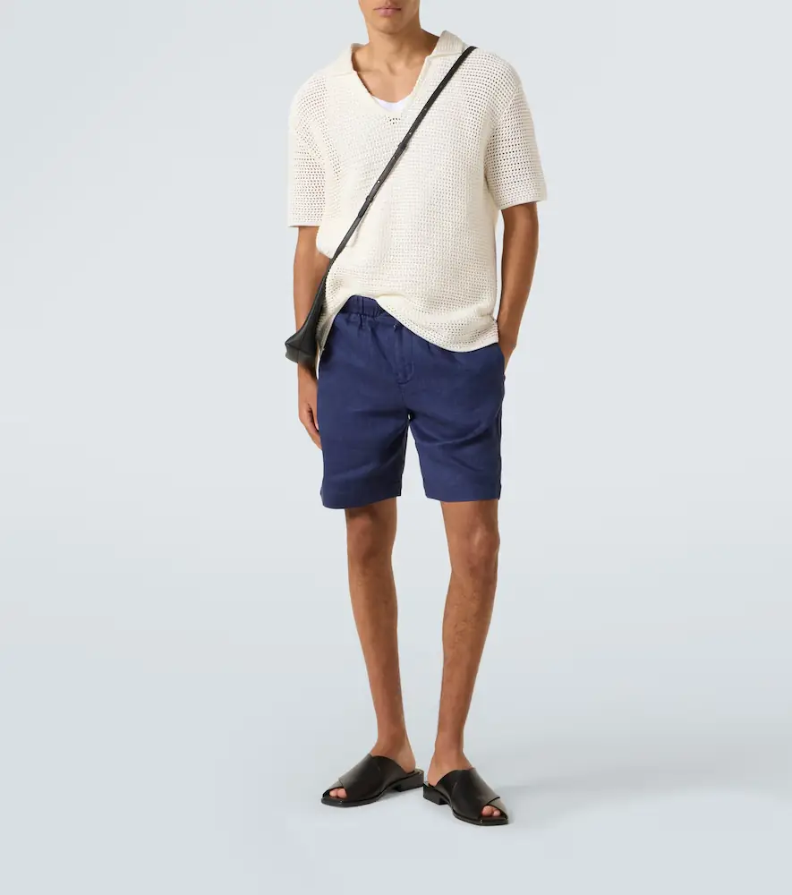 Frescobol Carioca Felipe linen and cotton shorts | Thumbnail 4 Frescobol Carioca Felipe linen and cotton shorts | Thumbnail 4