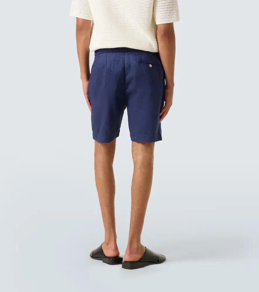 Frescobol Carioca Felipe linen and cotton shorts | Thumbnail 5 Frescobol Carioca Felipe linen and cotton shorts | Thumbnail 5