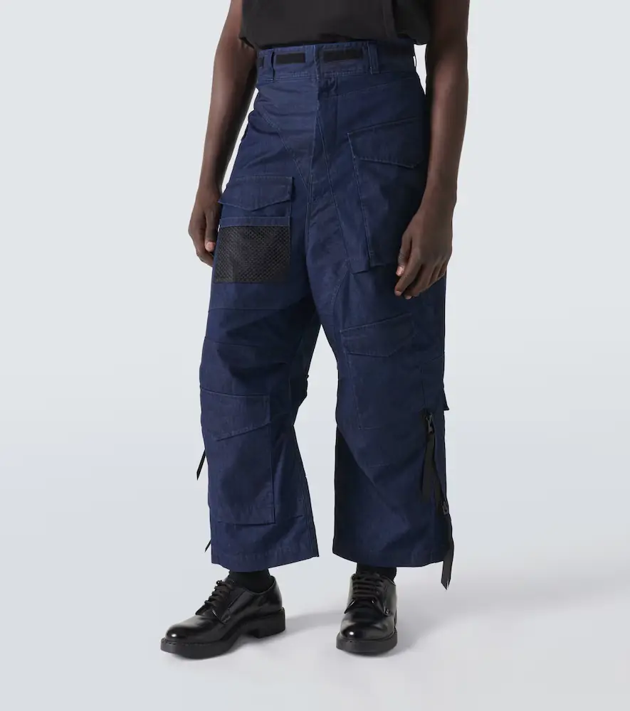 Junya Watanabe Deconstructed denim cargo pants | Thumbnail 3