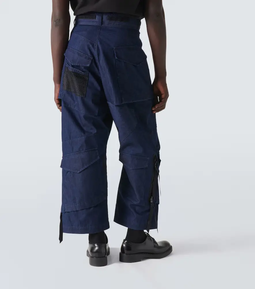 Junya Watanabe Deconstructed denim cargo pants | Thumbnail 4