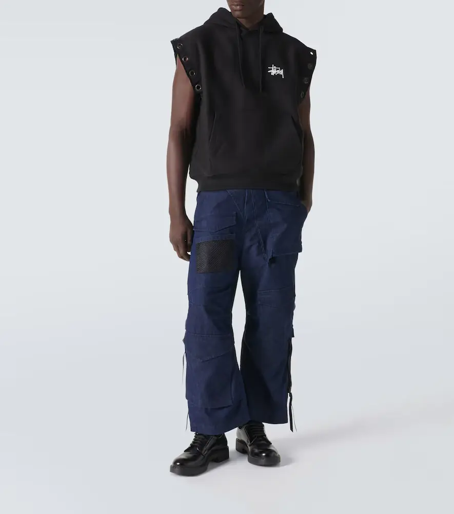 Junya Watanabe Deconstructed denim cargo pants | Thumbnail 5