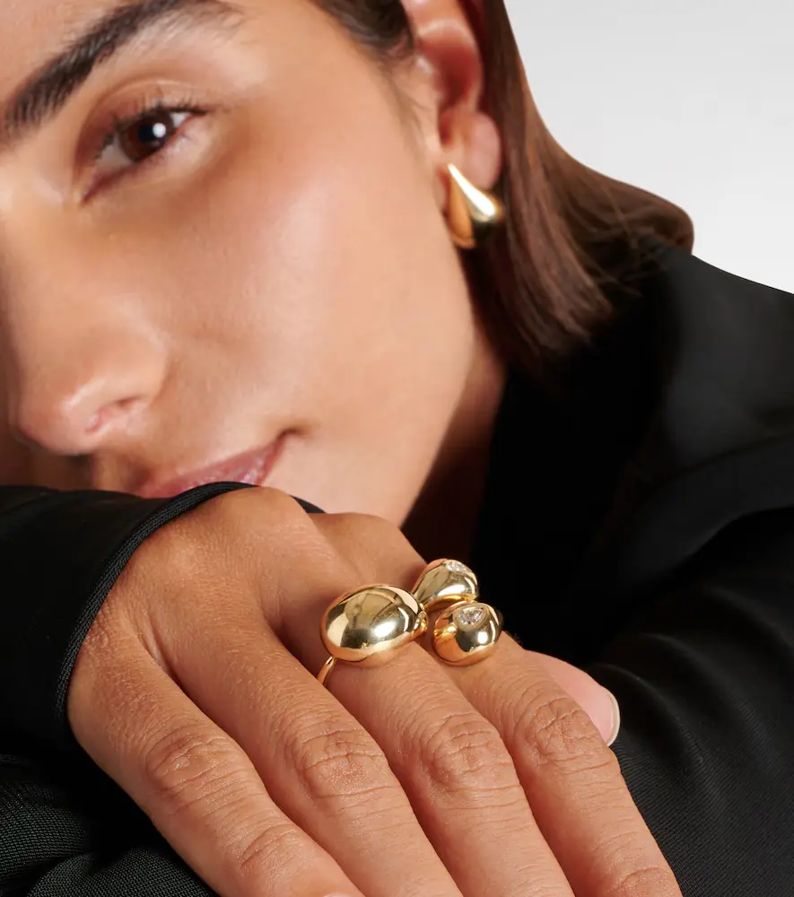 Mateo Water Droplet 14kt gold ring | Thumbnail 2