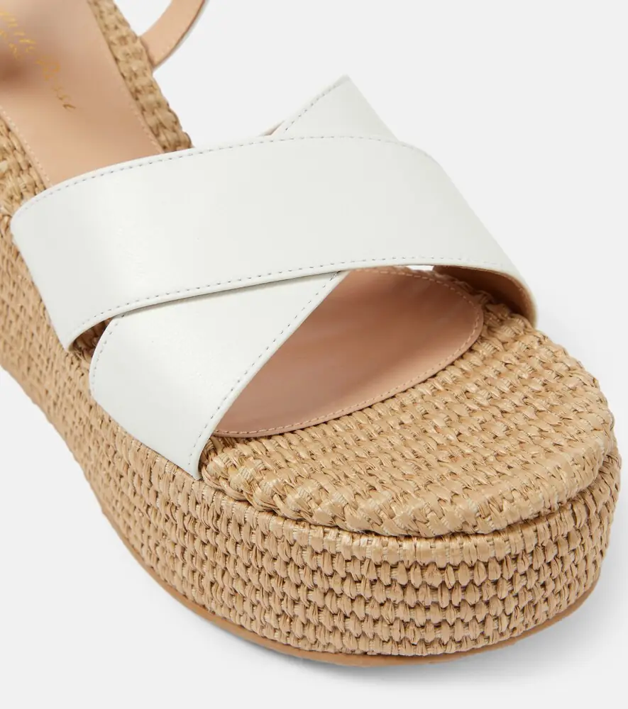Gianvito Rossi Suede wedge sandals | Thumbnail 2 Gianvito Rossi Suede wedge sandals | Thumbnail 2