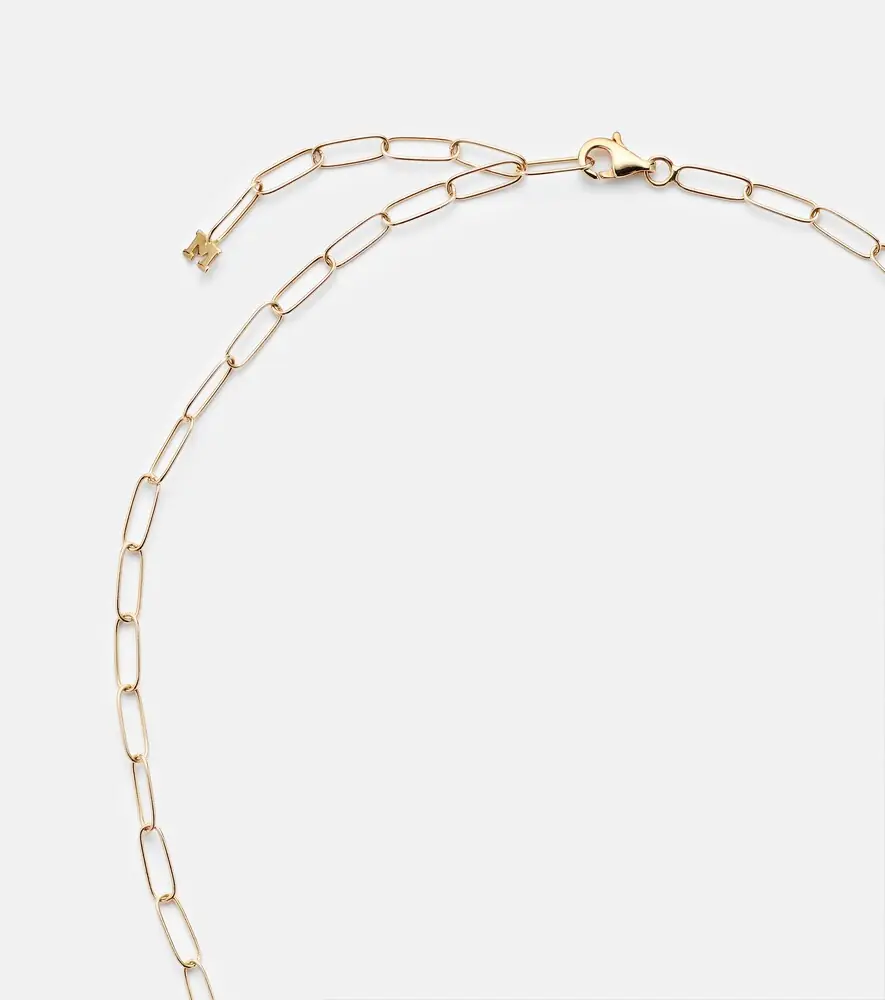 Mateo Venus Large 14kt gold pendant necklace | Thumbnail 2
