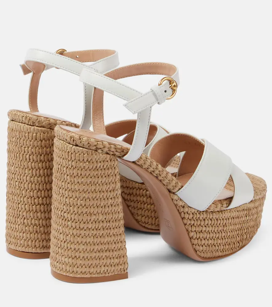 Gianvito Rossi Leather platform sandals | Thumbnail 3 Gianvito Rossi Leather platform sandals | Thumbnail 3