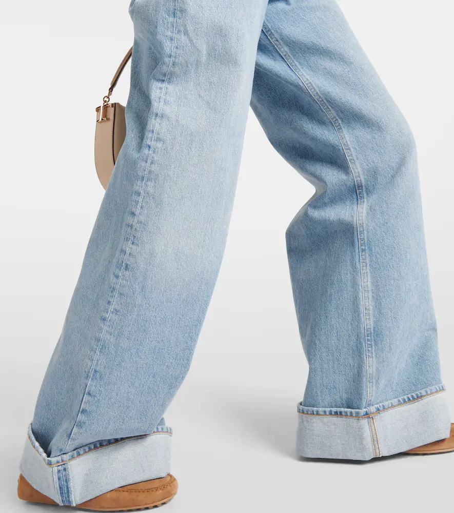 AGOLDE Dame high-rise wide-leg jeans | Thumbnail 3