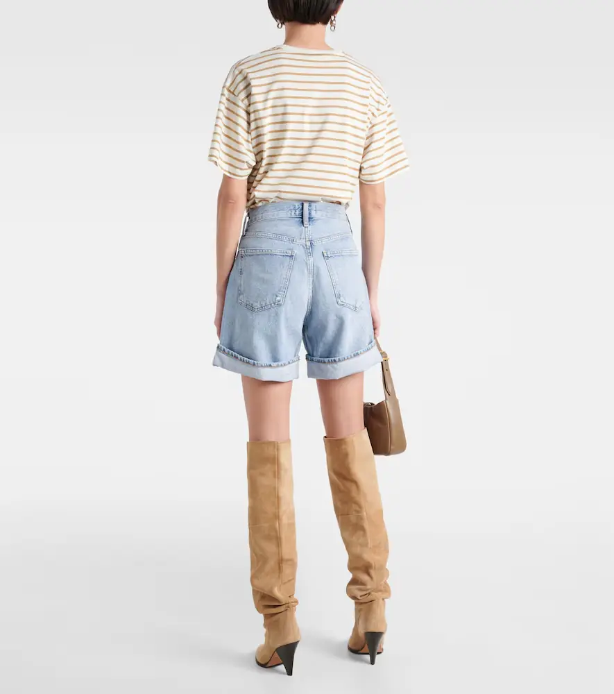 AGOLDE Dame high-rise denim shorts | Thumbnail 2 AGOLDE Dame high-rise denim shorts | Thumbnail 2