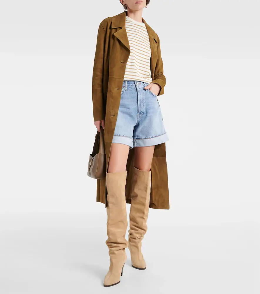 AGOLDE Dame high-rise denim shorts | Thumbnail 3 AGOLDE Dame high-rise denim shorts | Thumbnail 3