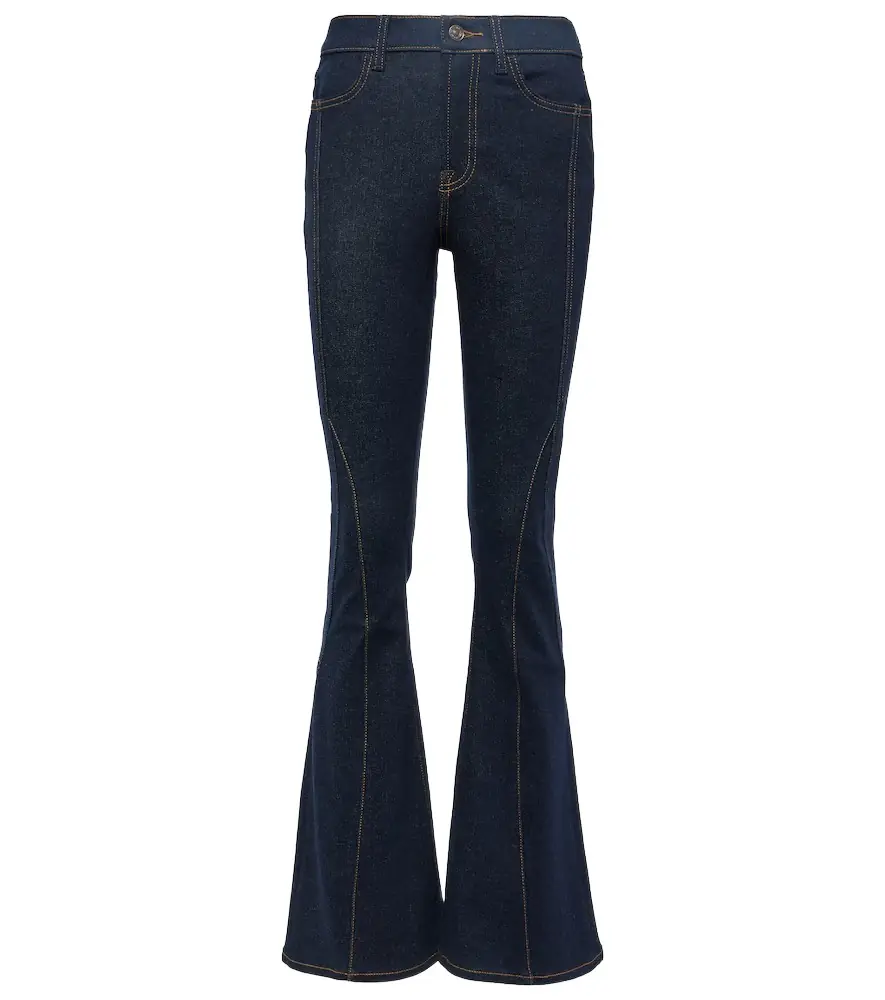 7 For All Mankind Seamed Megaflare high-rise flared jeans | Image 1 7 For All Mankind Seamed Megaflare high-rise flared jeans | Image 1