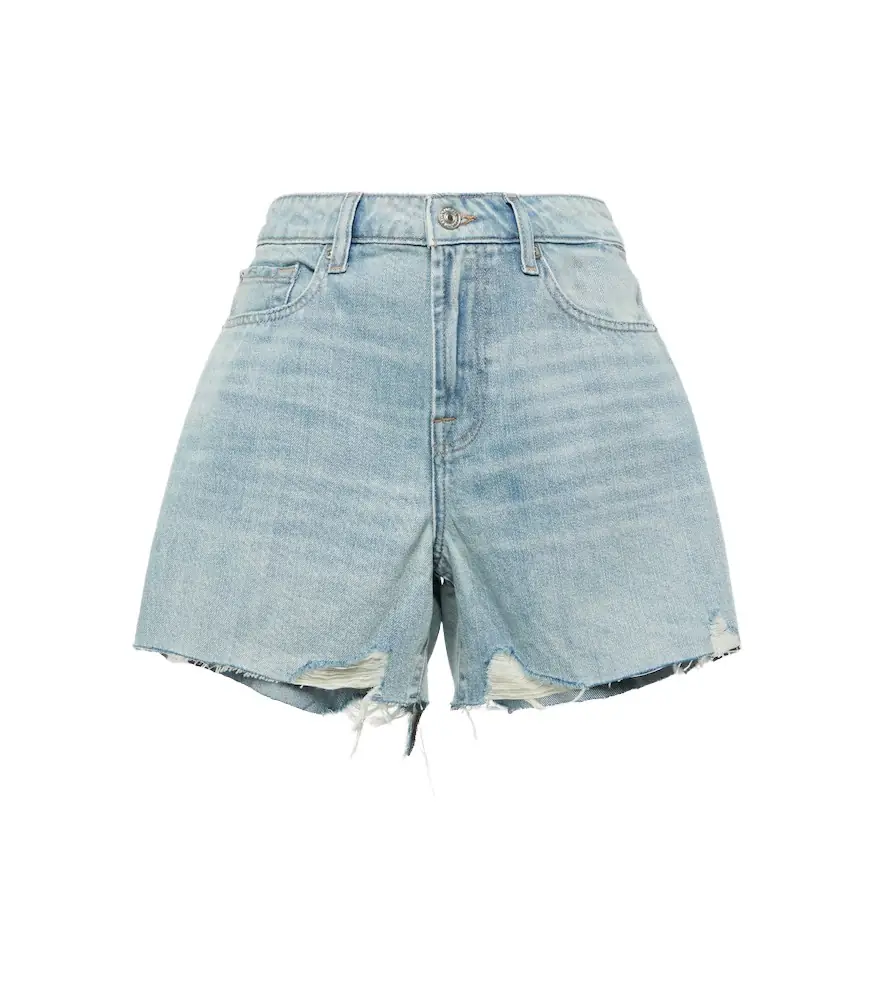 7 For All Mankind Monroe high-rise denim shorts | Image 1 7 For All Mankind Monroe high-rise denim shorts | Image 1