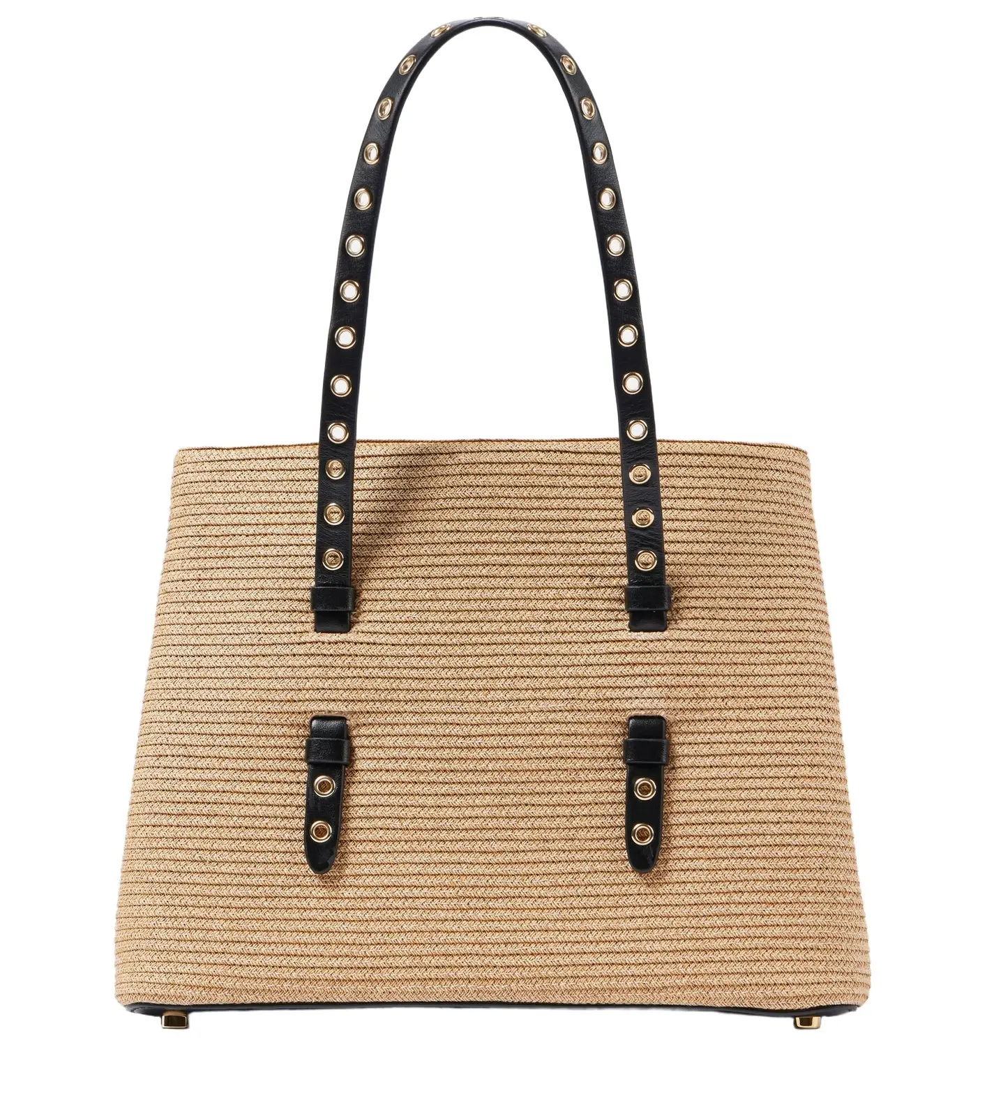 ALAÏA ALAÏA Mina 25 Medium raffia-effect top-handle bag