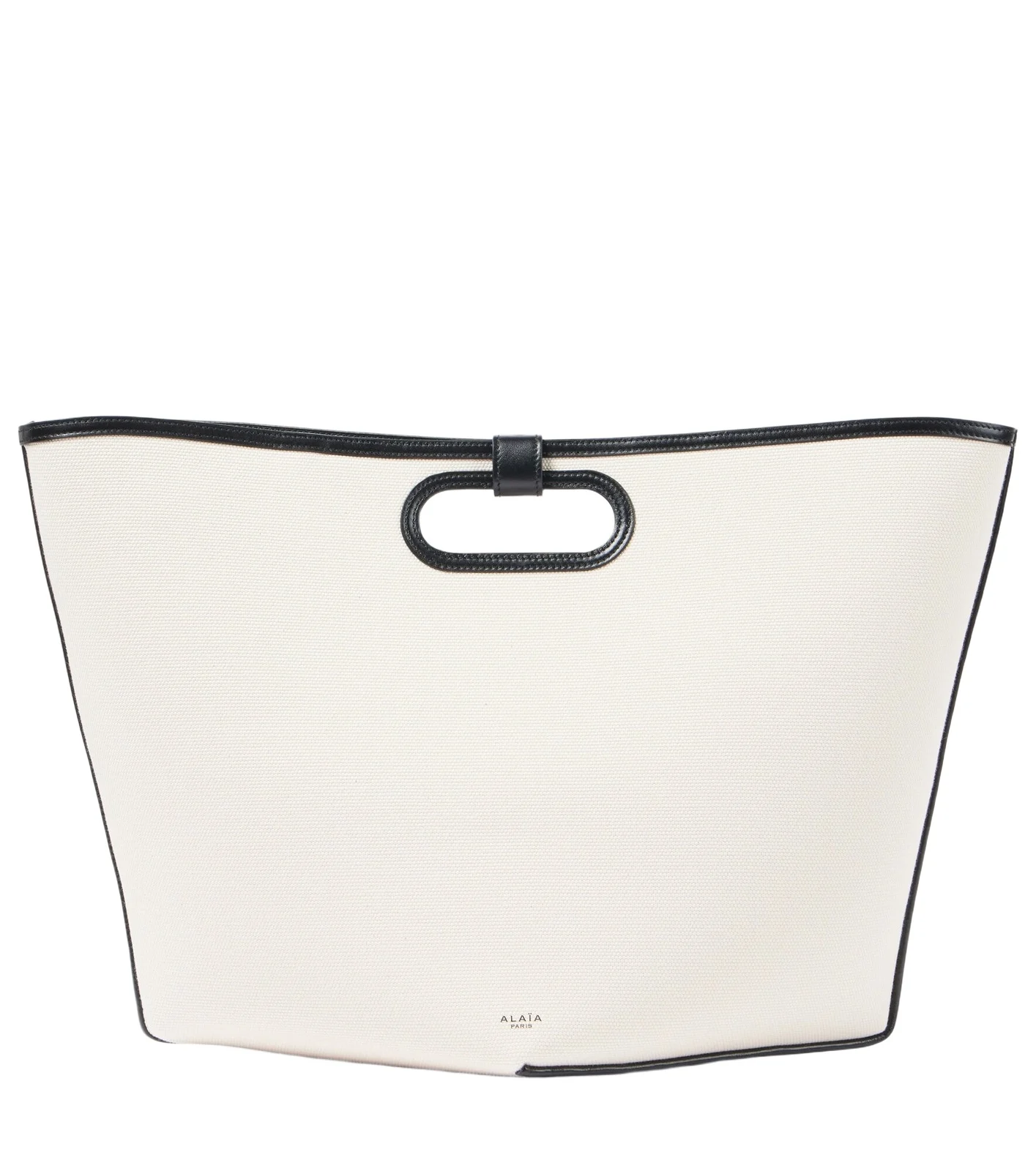 ALAÏA ALAÏA Folded Large canvas tote bag