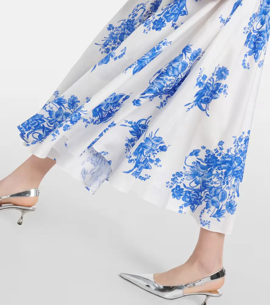 Rodarte Floral silk midi dress | Thumbnail 6 Rodarte Floral silk midi dress | Thumbnail 6