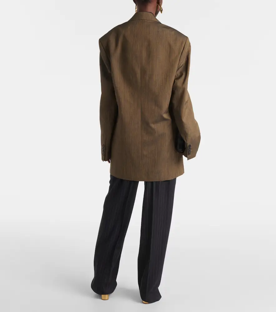 Dries Van Noten Double-breasted cotton-blend blazer | Thumbnail 2 Dries Van Noten Double-breasted cotton-blend blazer | Thumbnail 2