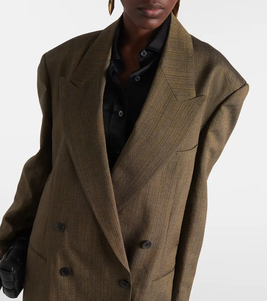 Dries Van Noten Double-breasted cotton-blend blazer | Thumbnail 3 Dries Van Noten Double-breasted cotton-blend blazer | Thumbnail 3