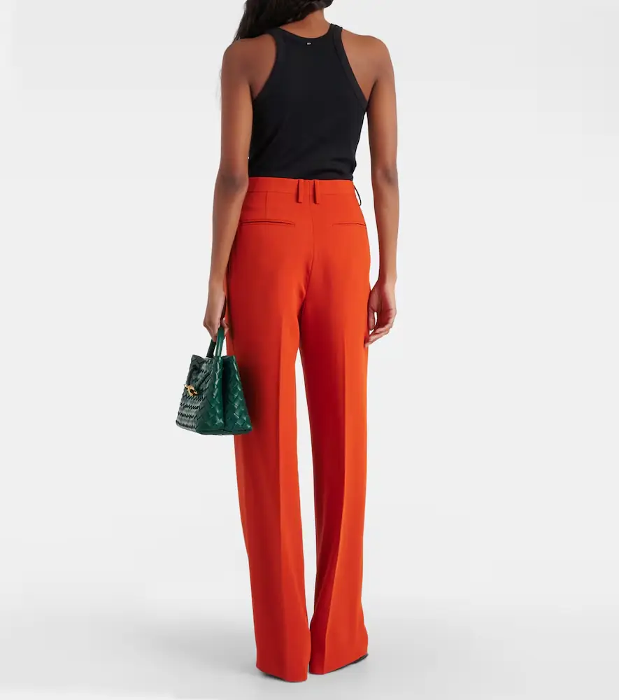 Dries Van Noten High-rise crêpe straight pants | Thumbnail 5
