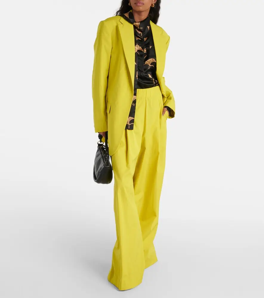 Dries Van Noten Oversized cotton poplin blazer | Thumbnail 2 Dries Van Noten Oversized cotton poplin blazer | Thumbnail 2