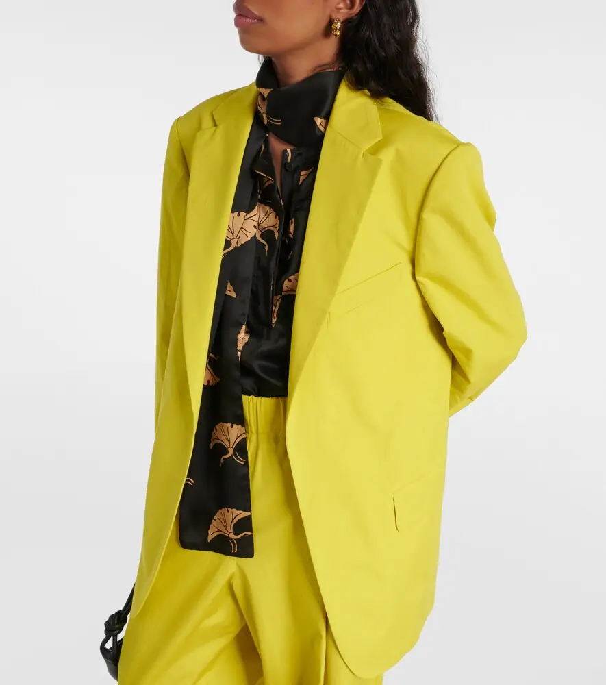 Dries Van Noten Oversized cotton poplin blazer | Thumbnail 6 Dries Van Noten Oversized cotton poplin blazer | Thumbnail 6