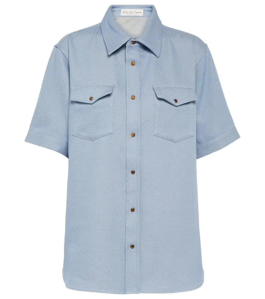 God’s True Cashmere Cashmere and cotton shirt | Image 1 God’s True Cashmere Cashmere and cotton shirt | Image 1