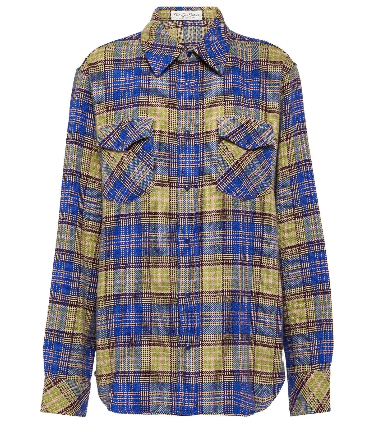 Tartan cashmere shirt Tartan cashmere shirt