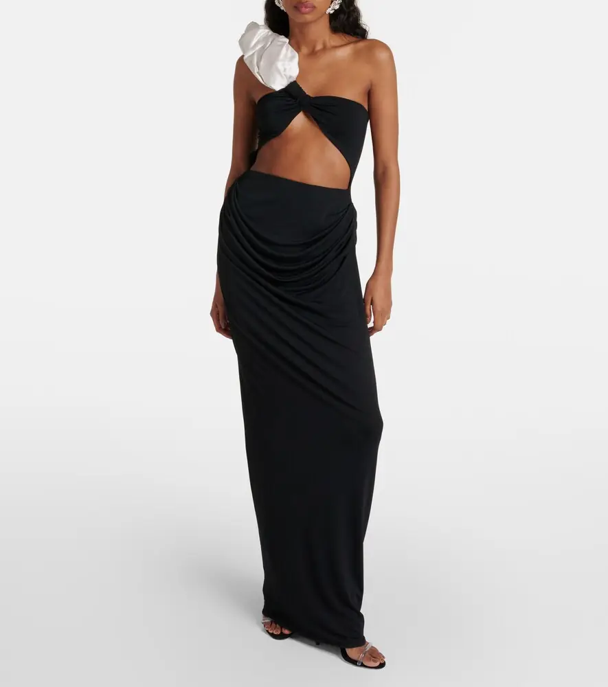 Magda Butrym Ruffled cutout one-shoulder gown | Thumbnail 4