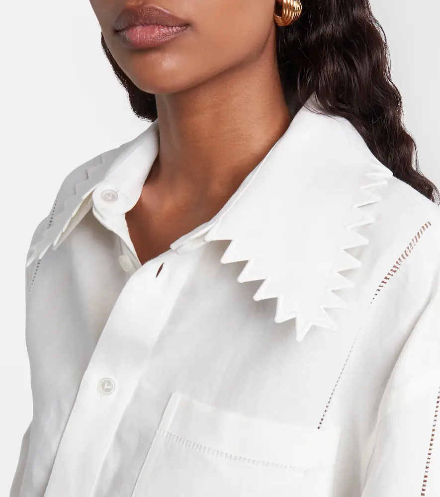 Bottega Veneta Oversized linen shirt | Thumbnail 2 Bottega Veneta Oversized linen shirt | Thumbnail 2