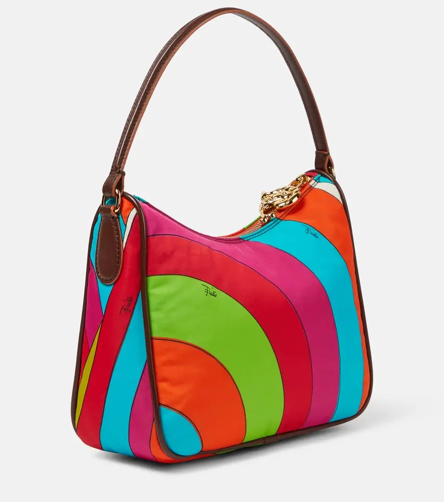 Pucci Iride Small leather-trimmed shoulder bag | Thumbnail 2 Pucci Iride Small leather-trimmed shoulder bag | Thumbnail 2