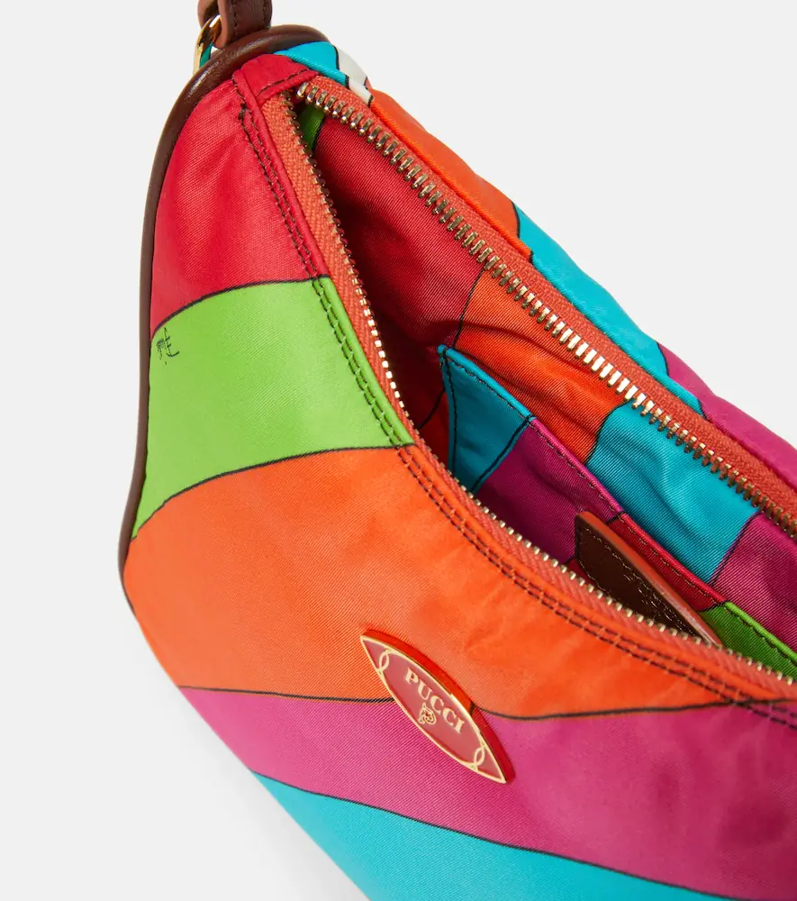 Pucci Iride Small leather-trimmed shoulder bag | Thumbnail 3 Pucci Iride Small leather-trimmed shoulder bag | Thumbnail 3