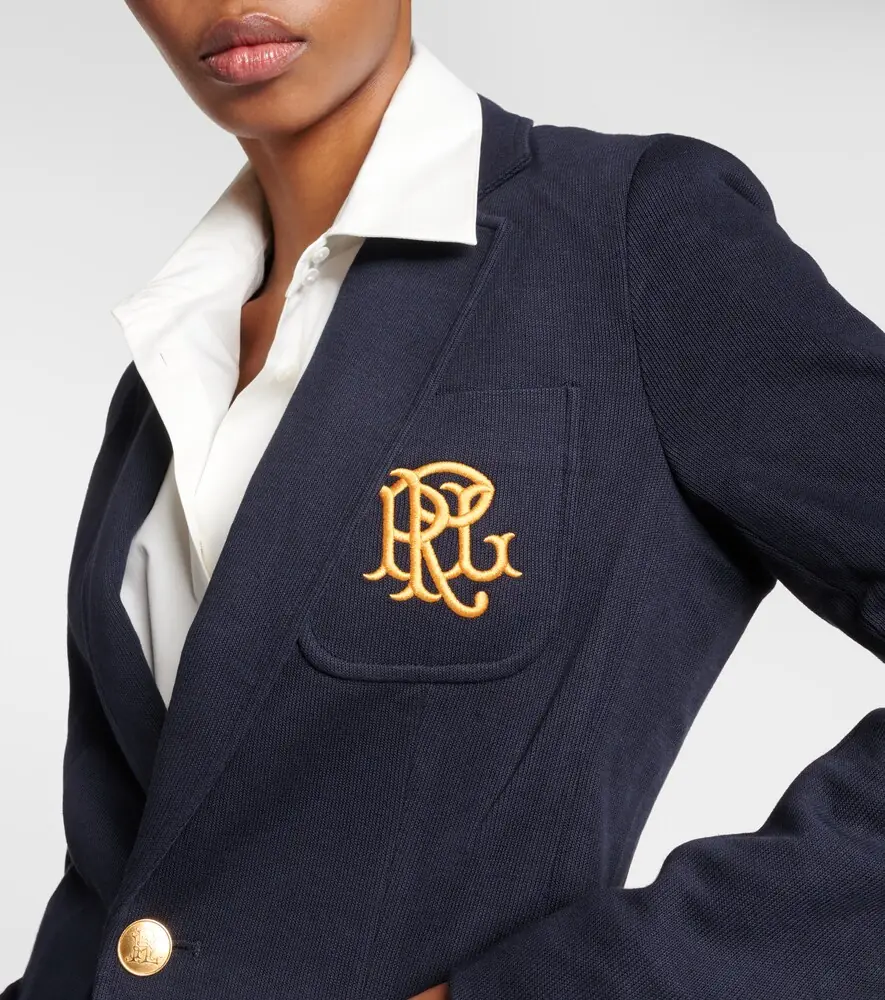 Polo Ralph Lauren Embroidered cotton-blend blazer | Thumbnail 5
